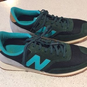 New Balance running shoes black/green size 8 1/2